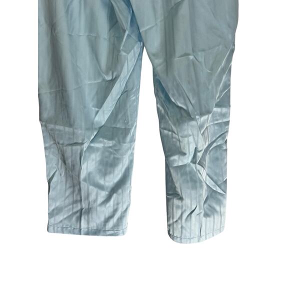 NWT Miss Elaines Essentials Powder Blue Long Sleeve Pajamas Top & Pants Size M - Picture 6 of 12